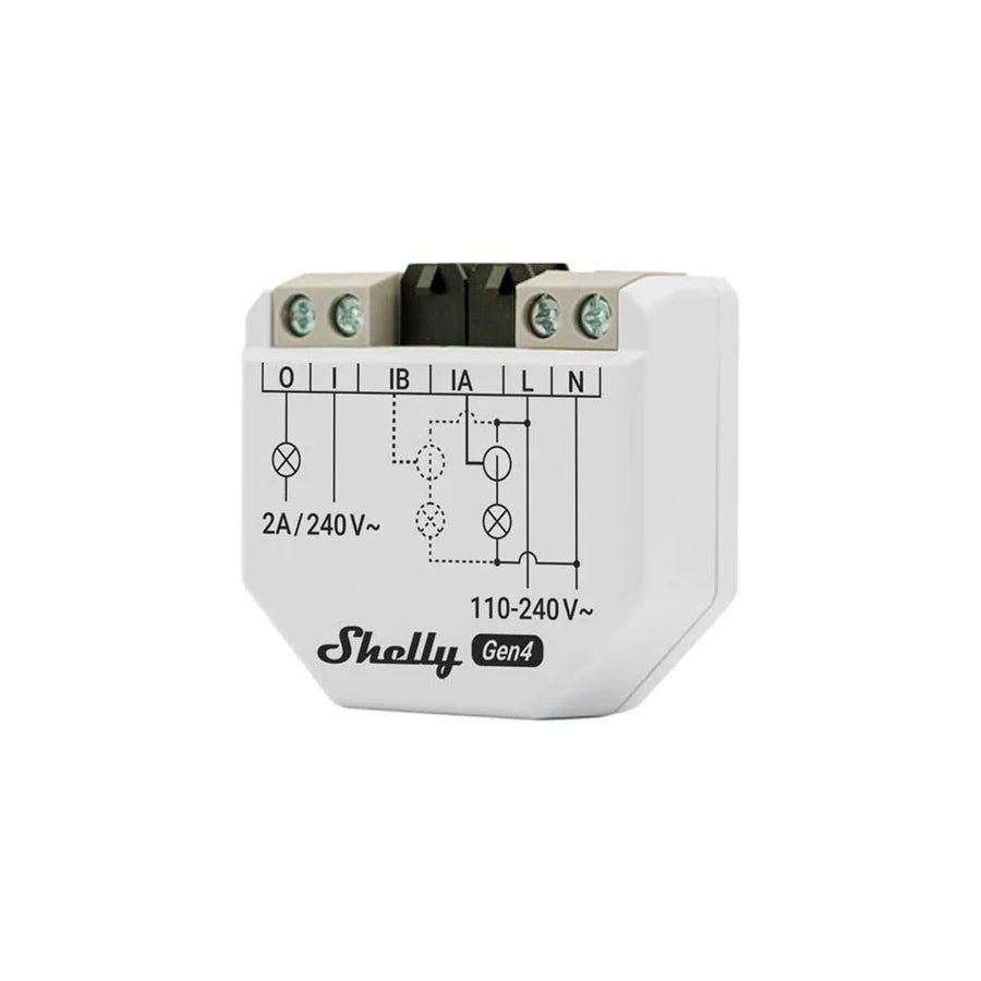 Shelly EM Gen4 Smart Energiezähler mit 2 Stromwandlern kontaktlos WLAN Bluetooth Zigbee Matter Shelly