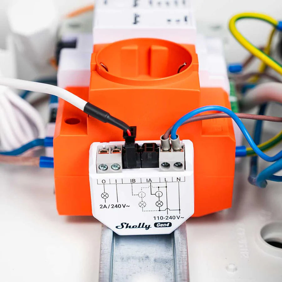 Shelly EM Gen4 Smart Energiezähler mit 2 Stromwandlern kontaktlos WLAN Bluetooth Zigbee Matter Shelly