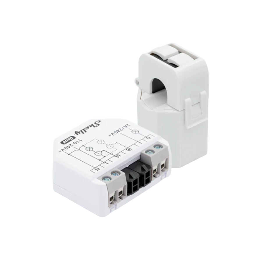 Shelly EM Gen4 Smart Energiezähler mit 2 Stromwandlern kontaktlos WLAN Bluetooth Zigbee Matter Shelly