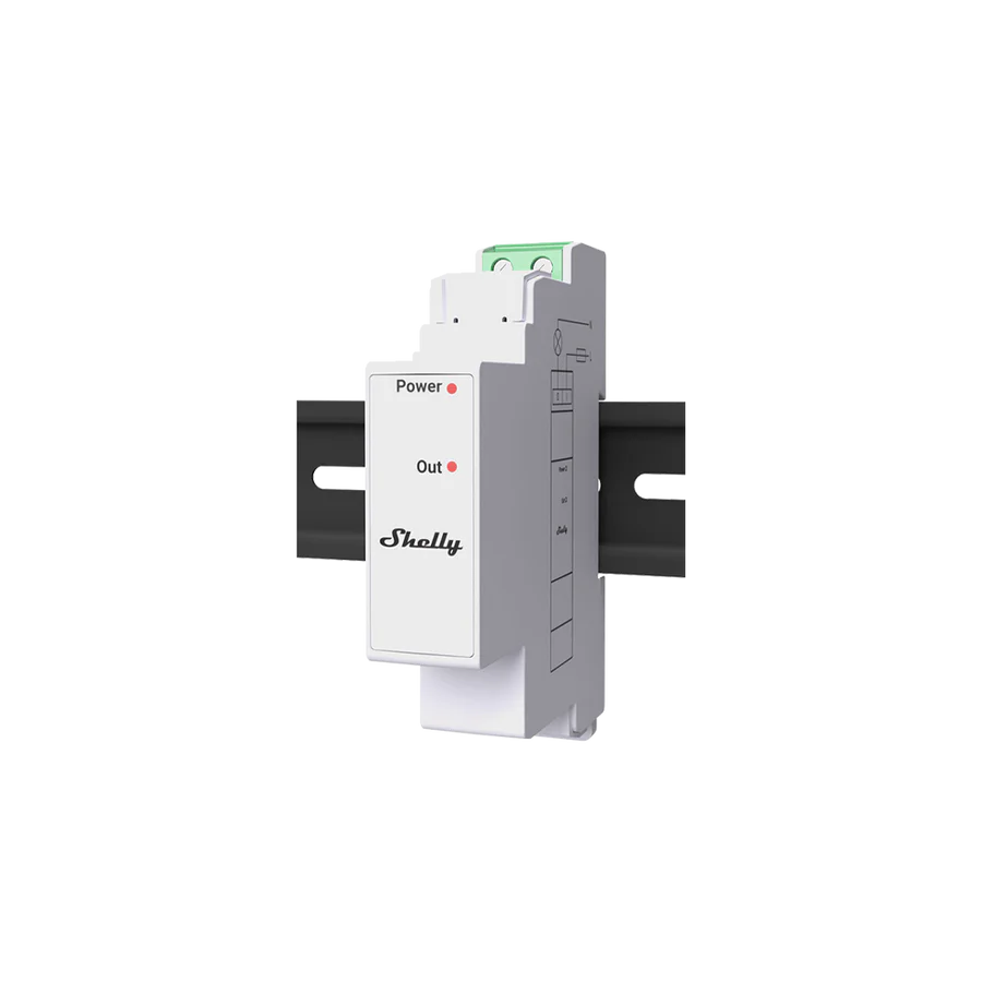 Shelly Pro 3EM Switch Add-On DIN-Schienen galvanisch isolierter Schalter für Pro 3EM Shelly