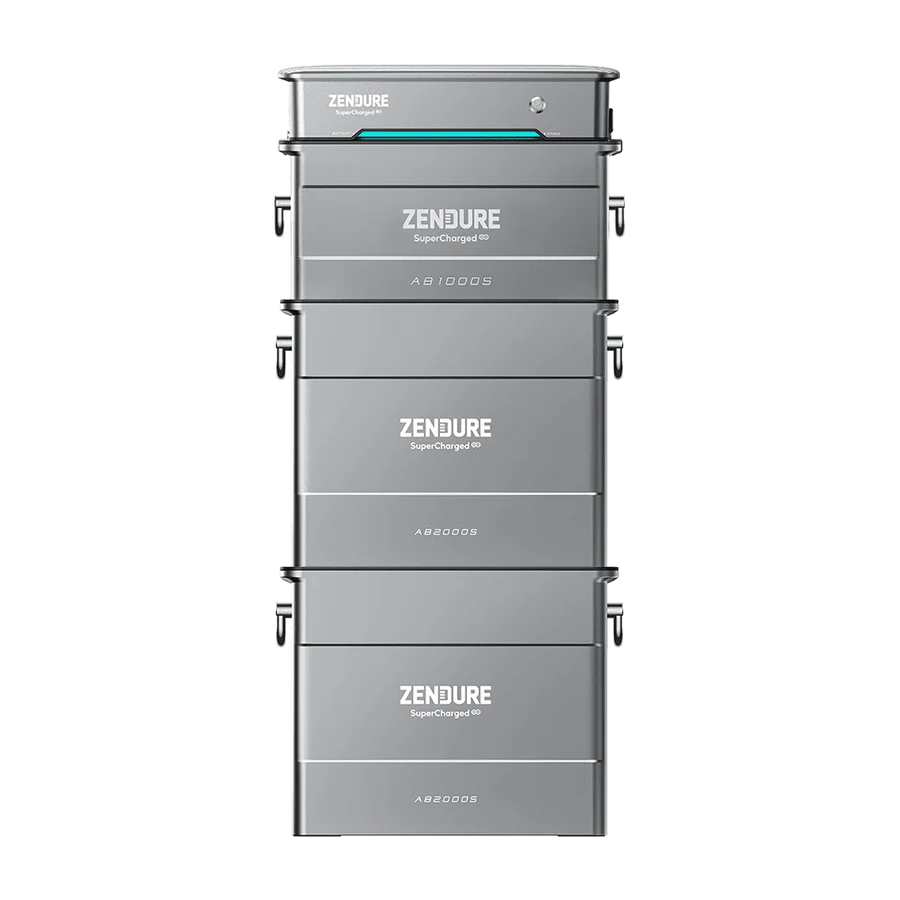 Zendure AIO Pro 1200 SolarFlow Hyper 2000 All-in-One Balkonkraftwerk Speicher 1200W AC mit AB1000S Erweiterungsbatterie Zendure