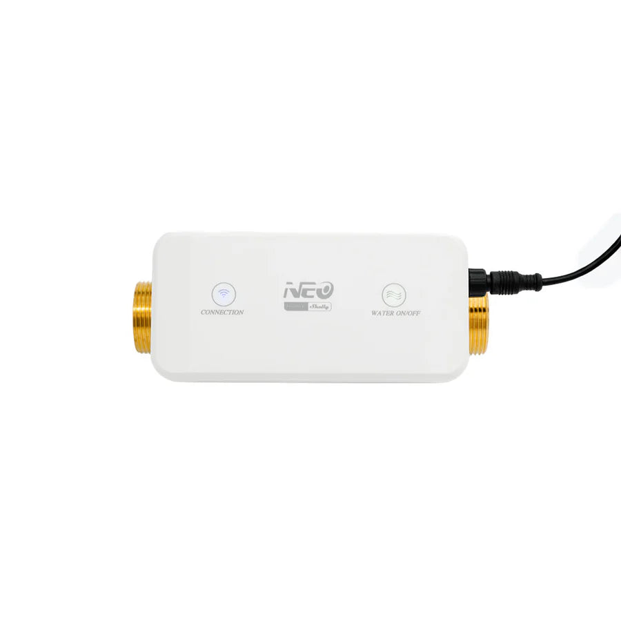 Shelly Neo Smart Water Valve NAS-WV02W DN25 Wasserventil mit Ultraschall-Messung WLAN Bluetooth Shelly