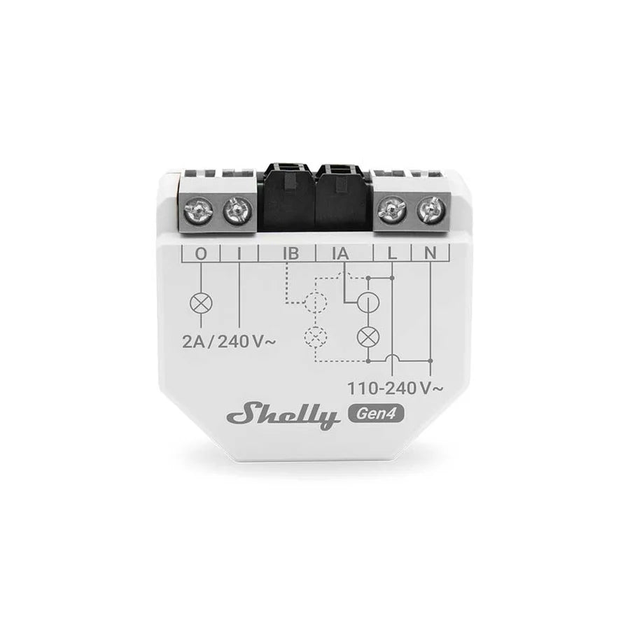 Shelly EM Gen4 Smart Energiezähler mit 2 Stromwandlern kontaktlos WLAN Bluetooth Zigbee Matter Shelly