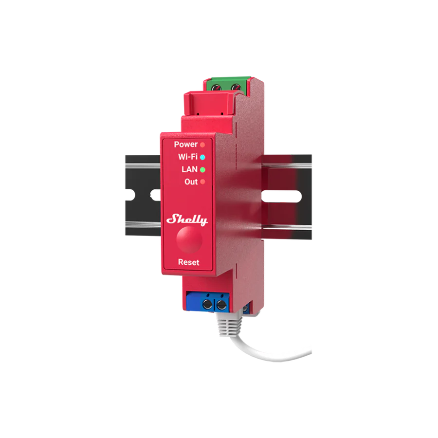 Shelly Pro 1PM DIN-Schienen 1-Kanal Relais mit Leistungsmessung WLAN LAN Bluetooth PV One