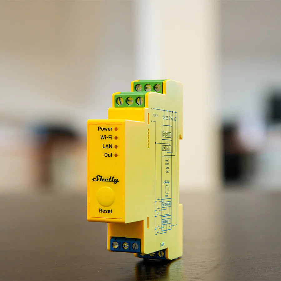 Shelly Pro RGBWW PM DIN-Schienen 5-Kanal RGBWW LED Controller mit Leistungsmessung WLAN LAN Bluetooth PV One