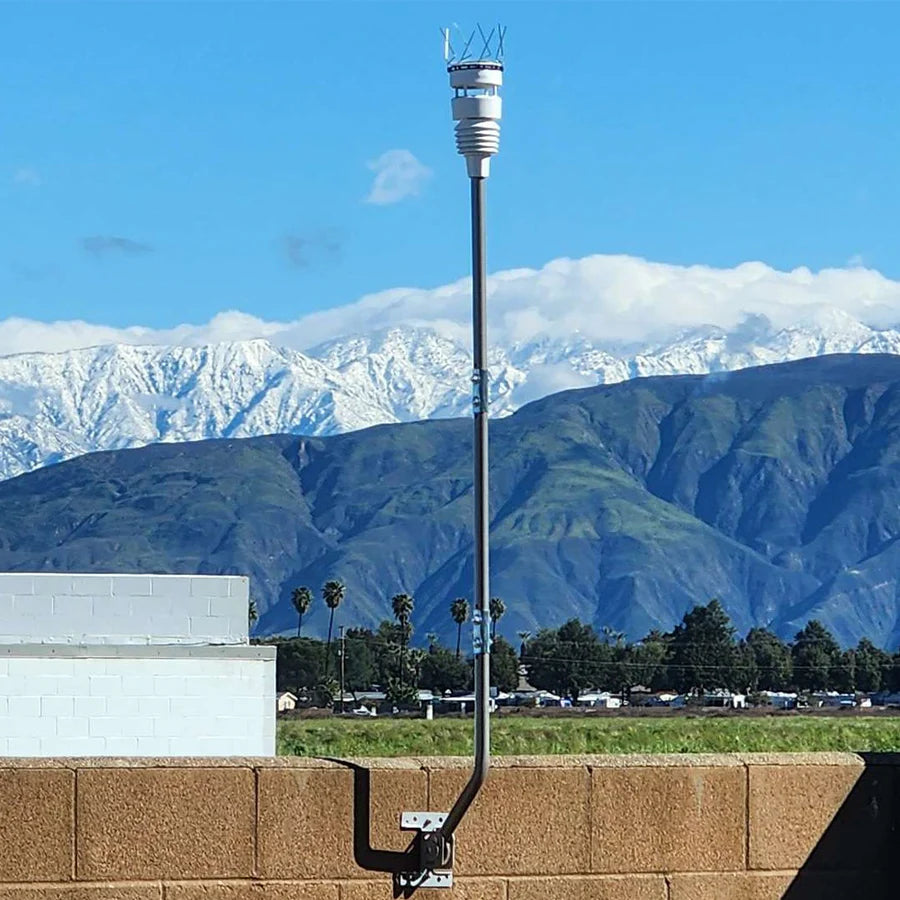 Ecowitt WS90 7-in-1 Wetterstation Sensor-Array Ultraschall-Wind Piezo-Regen Solarstrahlung UV Shelly