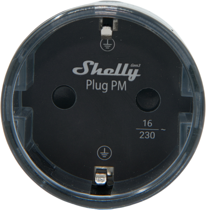 Shelly Plug PM Gen3 Black - PV One