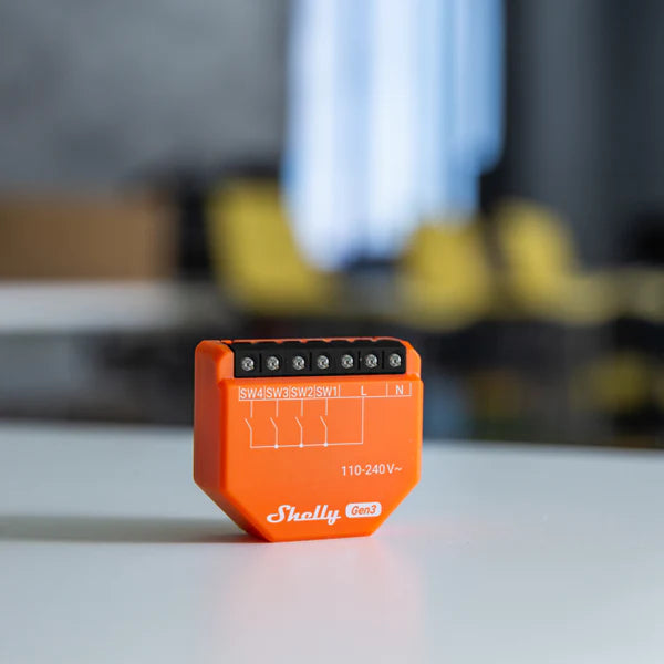 Shelly i4 Gen3 4-fach Eingangsmodul WLAN Bluetooth Matter PV One